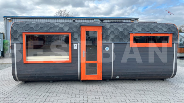 Квадро баня GINGER HONEY под ключ – современный стиль, утепление, цена с установкой