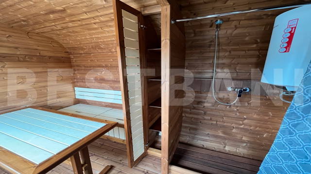 Баня GINGER HONEY – современная душевая с горячей водой, комфорт и защита