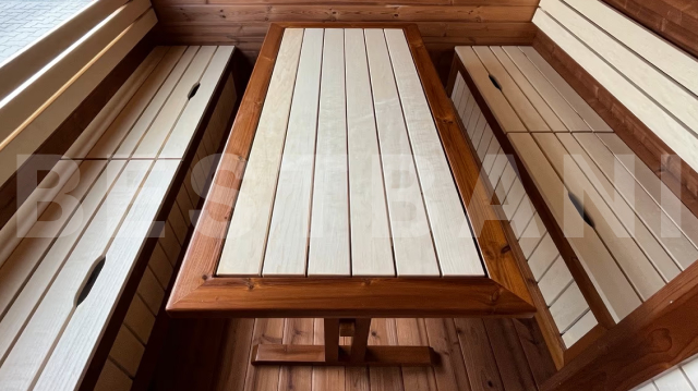 Комната отдыха в бане GINGER HONEY – классическая отделка, цена под ключ