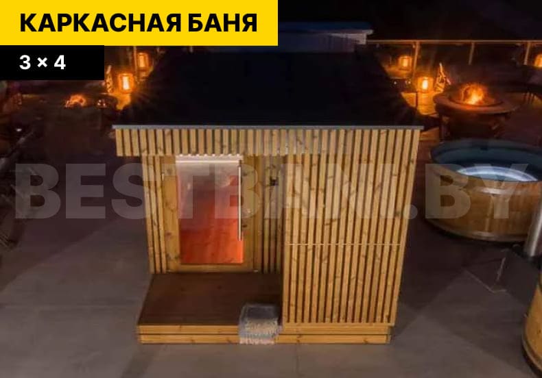 каркасные бани под | BESTBANI