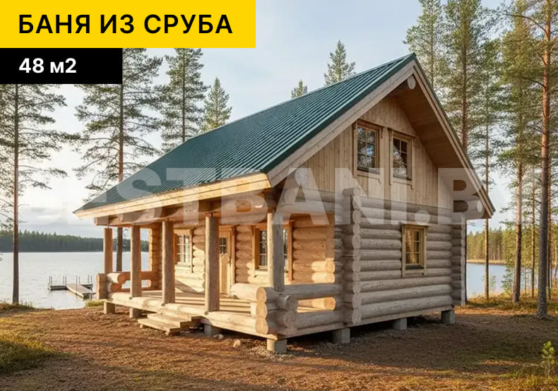 каркасная баня под ключ | BESTBANI