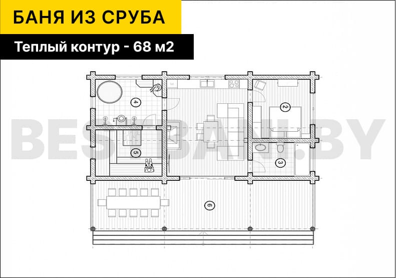каркасная баня купить | BESTBANI