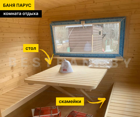 баня парус цена под ключ на 4 метра
