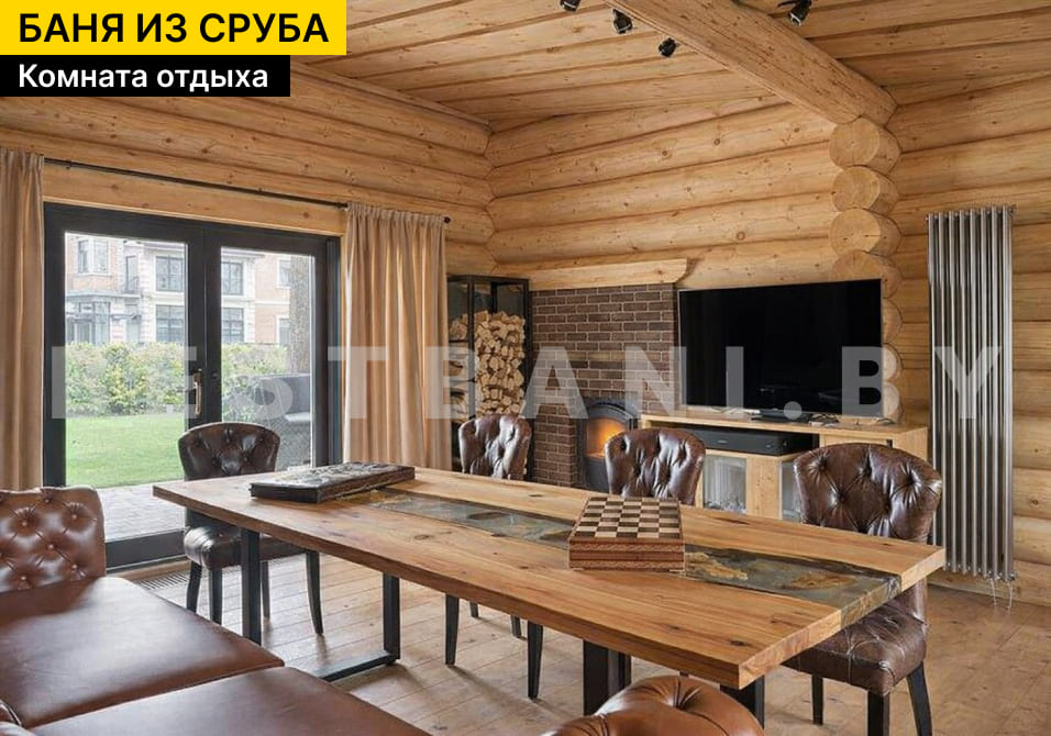 баня готовая из бревен сруба