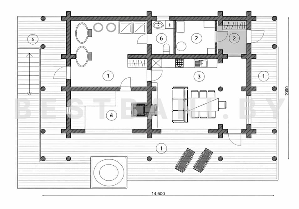 лучший сруб для бани