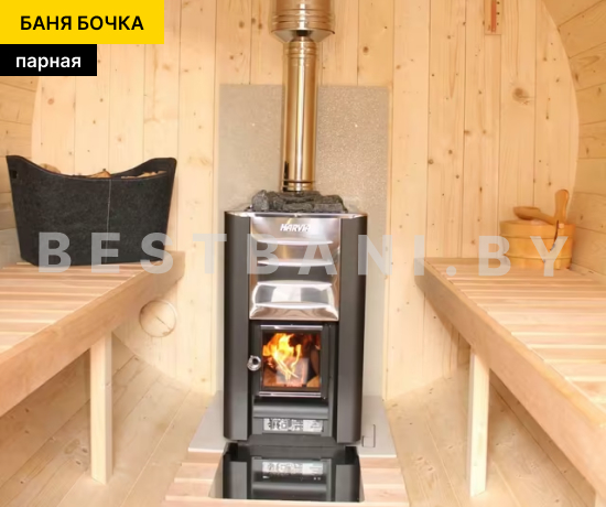 недорогая баня бочка на 2,5 метра